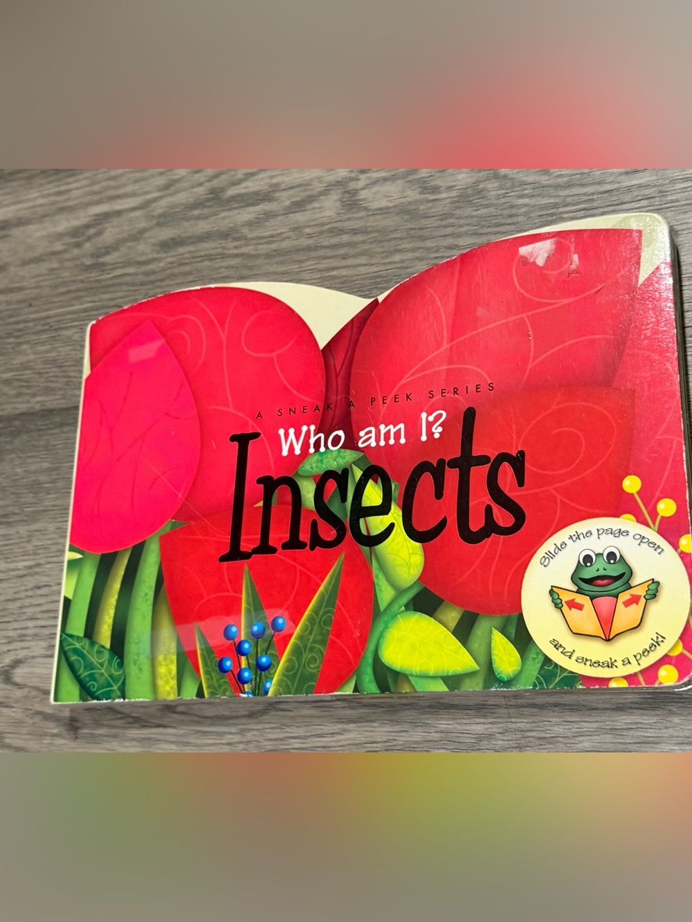 Son Schein Press Who am I? Insects A Sneak A Peek Series Illustrated Board